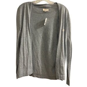 Loft Women's Open Front Cardigan Sweater blue Size‎ S Long Sleeve Casual